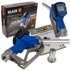 Elektroninis kuro pistoletas su skaitliuku dyzelinui Black modelis 48118
