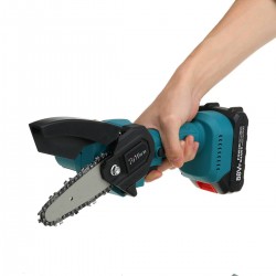 Mini pjūklas 10 cm juodos spalvos su ličio jonų baterija