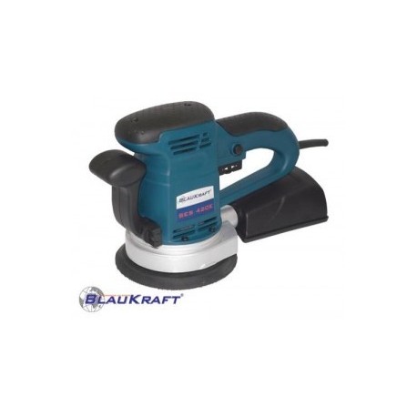 Ekscentrinis šlifuoklis BLAUKRAFT 150mm su dviem padais