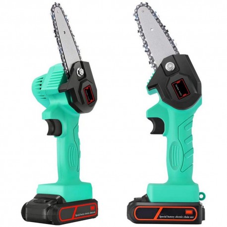 Mini pjūklas 10cm pjovimo juosta dvi baterijos