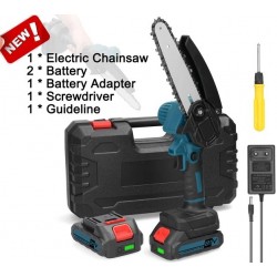 Mini pjūklas 15cm pjovimo juosta su 2 baterijomis 18V