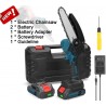 Mini pjūklas 15cm pjovimo juosta su 2 baterijomis 18V