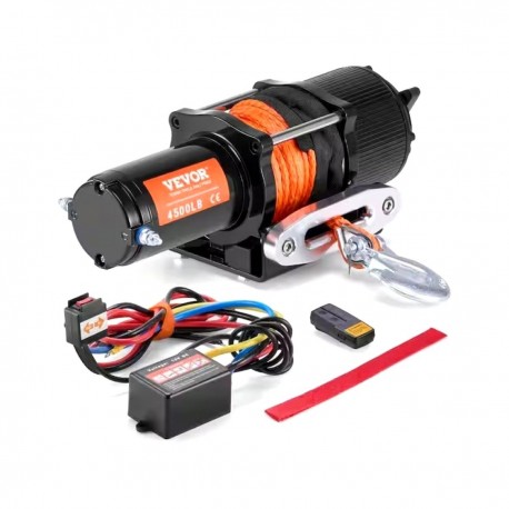 Vevor tempimo gervė 4500lbs 12 V su nuotoliniu valdymu