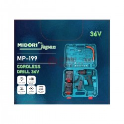 Midori suktuvas 18V 2x2Ah brushless grąžtas 40 Nm