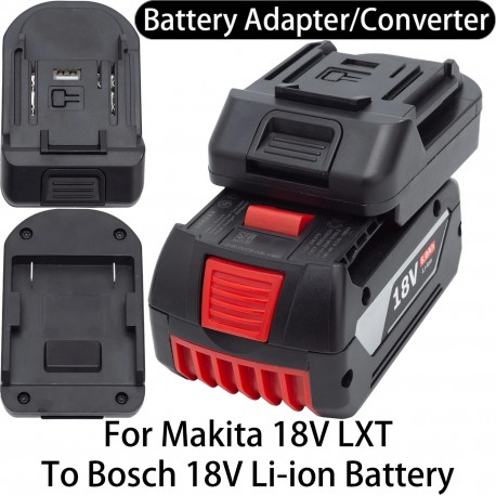 Battery Adapter Converter Makita 18V LXT į Bosch 18V Li-ion adapteris